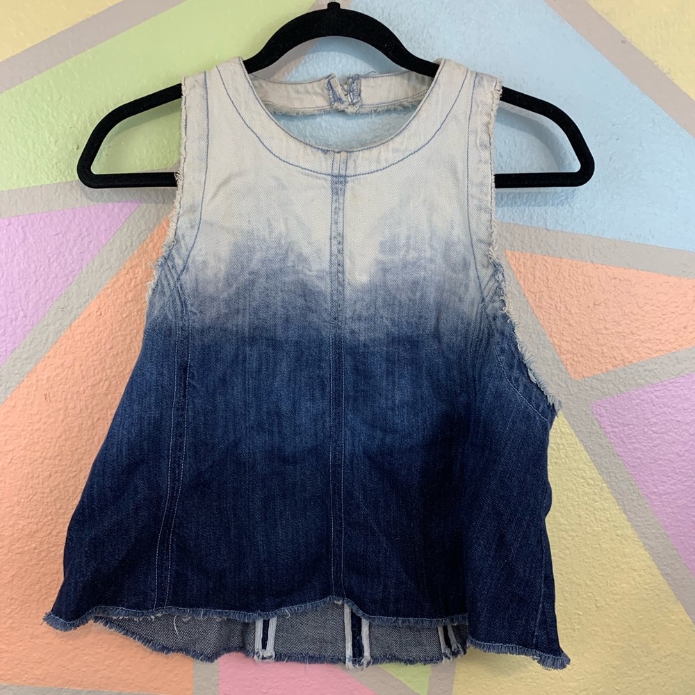We The Free Call On Me Top Size Xsmall Denim Jean